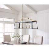 Carlow Linear Lantern Chandelier — view 2