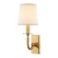 Carroll Wall Sconce - Aged Brass by Hudson Valley