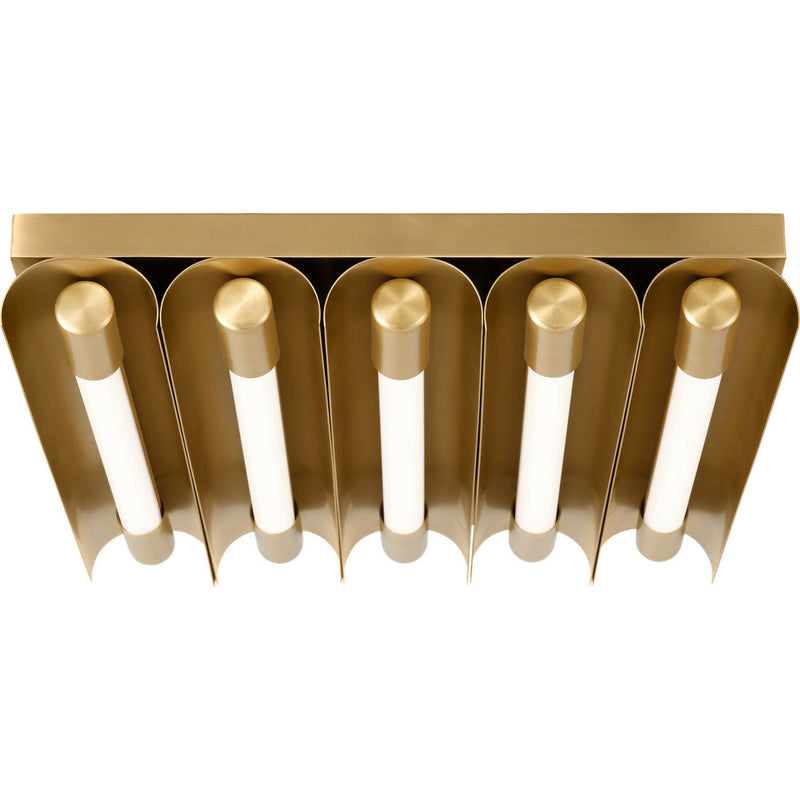 Carson Flushmount — 17", Burnished Brass