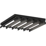 Carson Flushmount — 17", Midnight Black