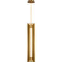 Carson Narrow Pendant — 5 3/8", Burnished Brass