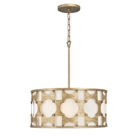 Carter Small Drum Chandelier - Burnished Gold - by Hinkley