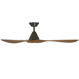 Carve Fan 60 Inch Bronze Distressed Koa By Modern Forms - Side View1