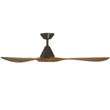 Carve Fan 60 Inch Bronze Distressed Koa By Modern Forms - Side View