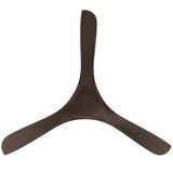 Carve Fan 60 Inch Matte Black Dark Walnut By Modern Forms - Down View