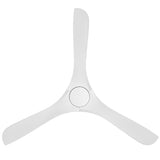 Carve Fan 60 Inch Matte Black Matte White By Modern Forms - Down View