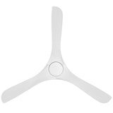 Carve Fan 60 Inch Matte White By Modern Forms - Down View