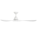 Carve Fan 60 Inch Matte White By Modern Forms - Side View1