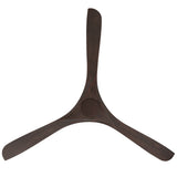 Carve Fan 72 Inch Matte Black Dark Walunt By Modern Forms - Down View