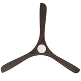 Carve Fan 72 Inch Matte White Dark Walnut By Modern Forms - Down View1