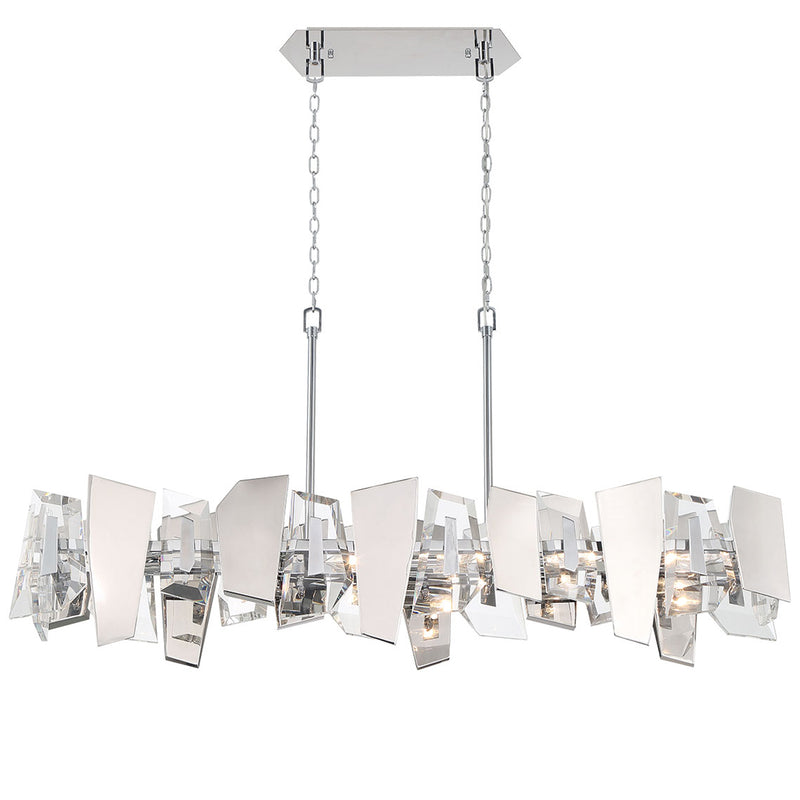 Castellana Linear Suspension 1 Tier Chrome By Lib And Co