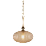 Castelo Pendant - Small in Vintage Brass by Corbett