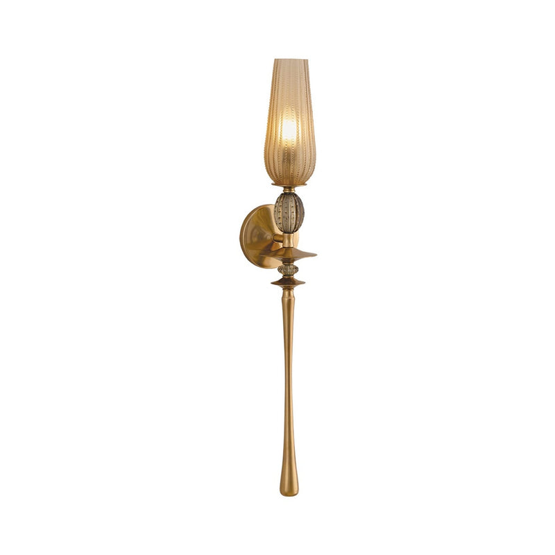 Castelo Wall Sconce in Vintage Brass by Corbett