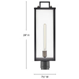 Catalina Large Post Mount Lantern