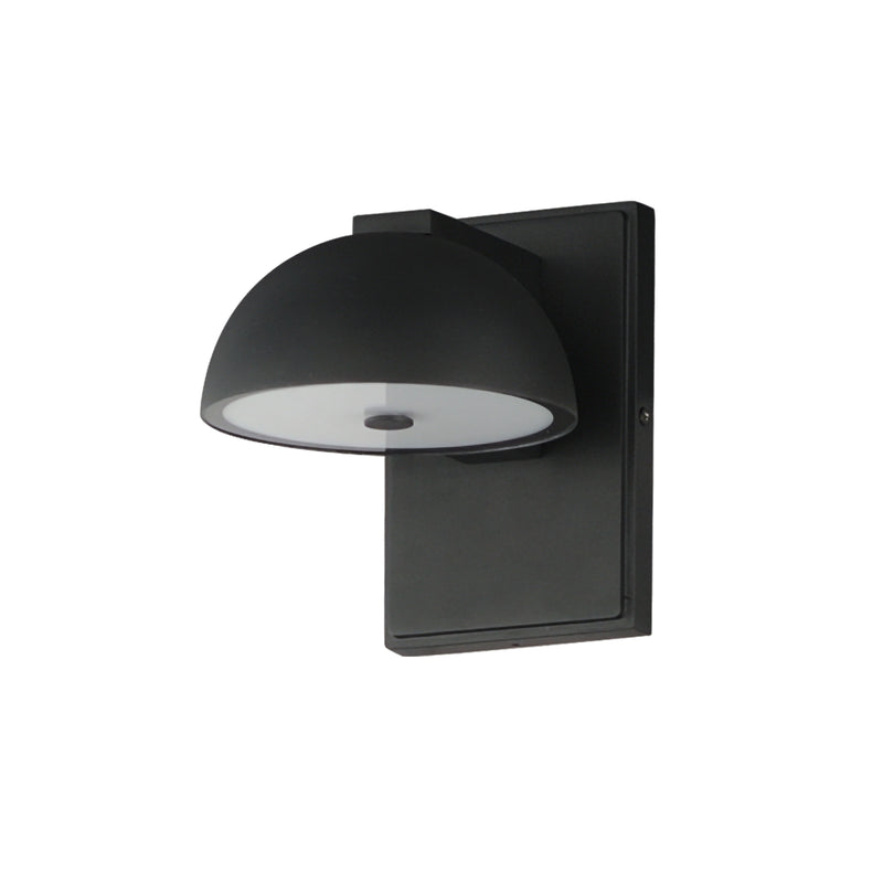 Cauldron LED Outdoor Wall Light Small Black By ET2
