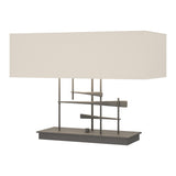 Cavaletti Table Lamp - Flax Natural Iron-Hubbardton Forge