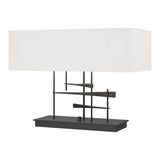 Cavaletti Table Lamp - Natural Anna Black