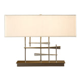 Cavaletti Table Lamp - Natural Anna Dark Smoke-Hubbardton Forge