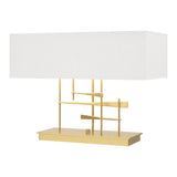 Cavaletti Table Lamp - Natural Anna Modern Brass-Hubbardton Forge