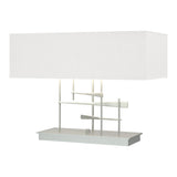 Cavaletti Table Lamp - Natural Anna Vintage Platinum-Hubbardton Forge