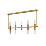 Cecily Large Ten Light LED Linear - Heritage Brass - by Fredrick Ramond