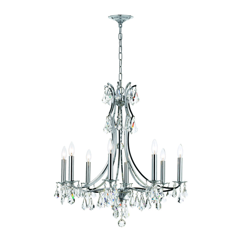 Cedar Chandelier 28'' Polished Chrome