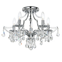 Cedar Semi Flush Mount 18.5'' Polished Chrome