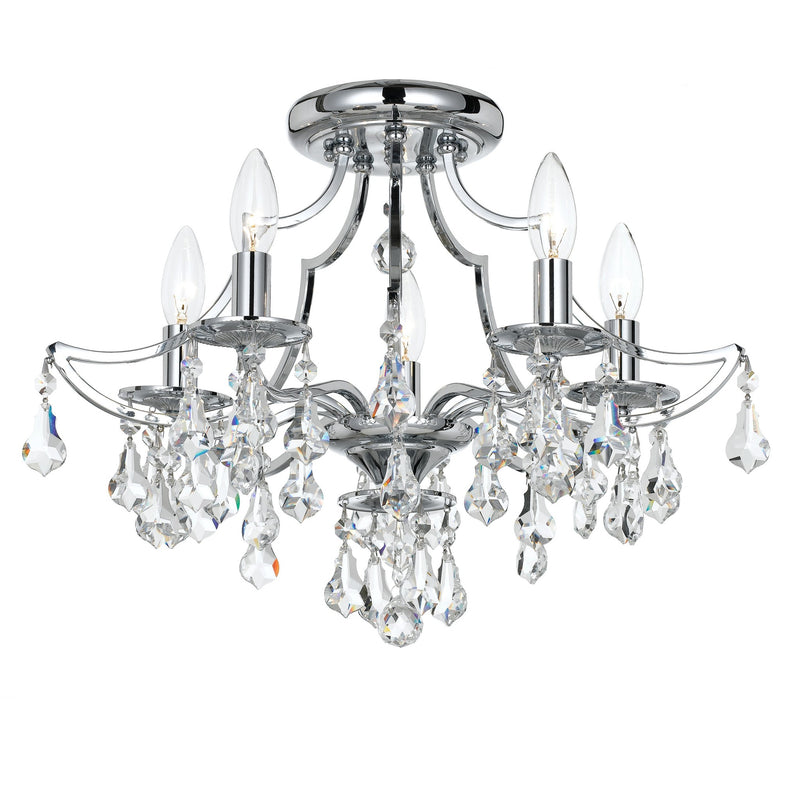 Cedar Semi Flush Mount 18.5'' Polished Chrome