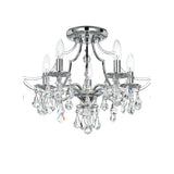 Cedar Semi Flush Mount 18.5'' Polished Chrome