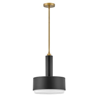 Cedric Medium Pendant - Black - by Hinkley