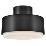 Cedric Small Semi-Flush Mount - Black - by Hinkley