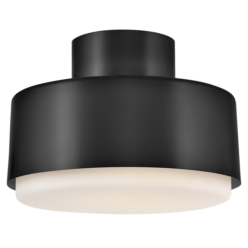 Cedric Small Semi-Flush Mount - Black - by Hinkley