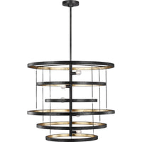 Celeste Chandelier — Large, Aged Iron