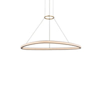 Celestia Chandelier - 1 Light - Modern Brass by Sonneman