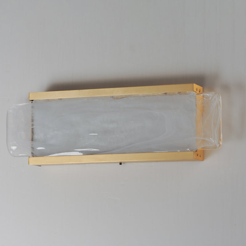 Celine LED Vanity Light 16 Inch Natural Aged Brass By ET2  - Lifestyle View3