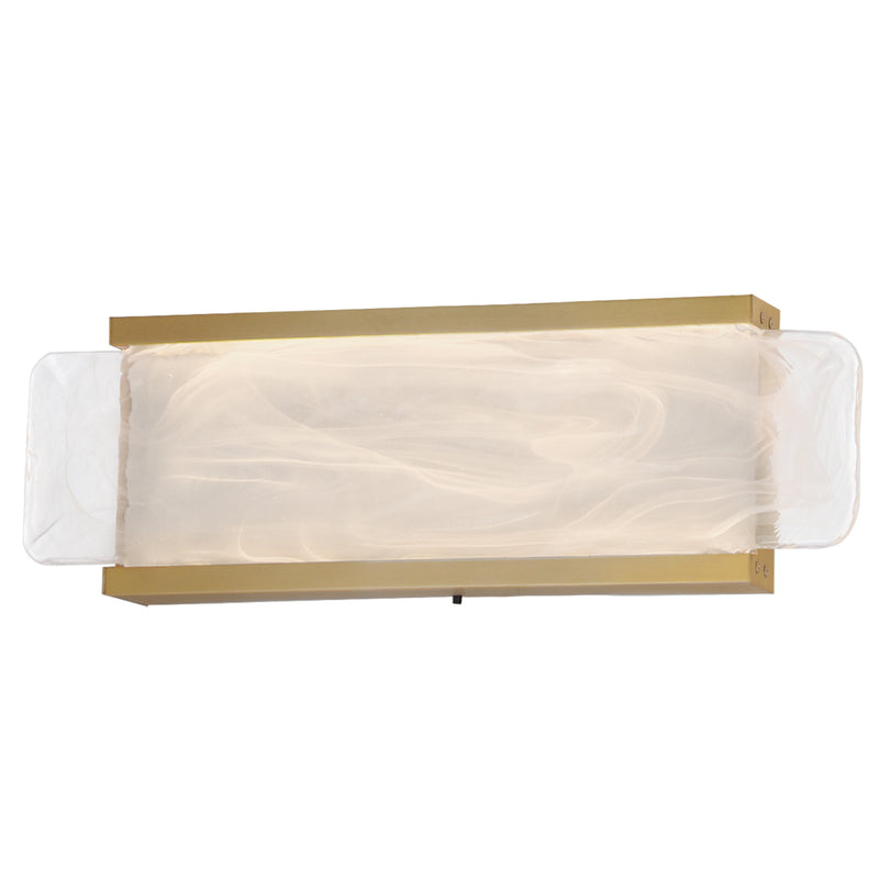 Celine LED Vanity Light 16 Inch Natural Aged Brass By ET2 