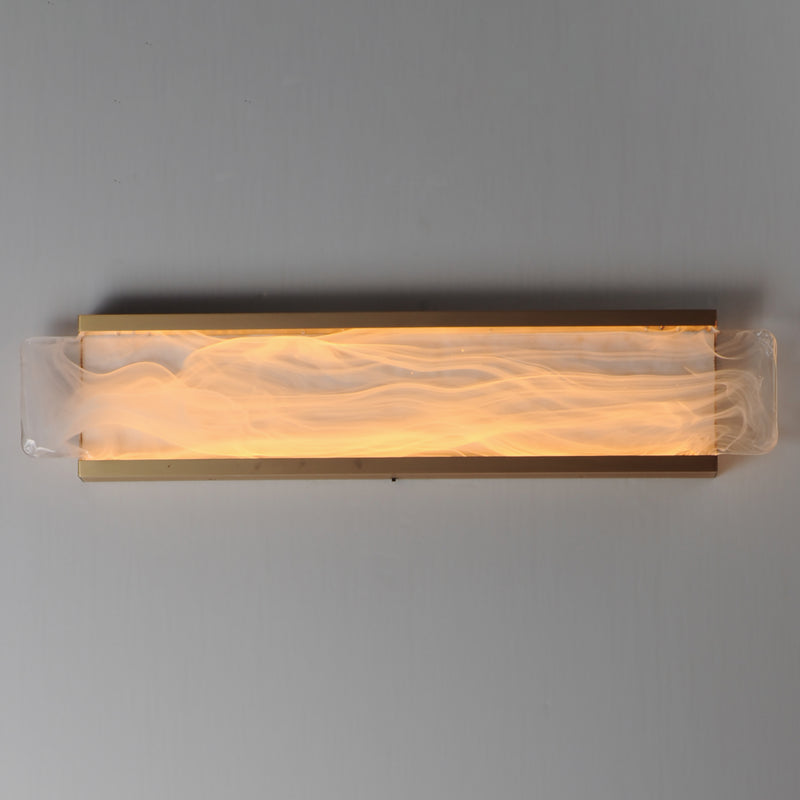 Celine LED Vanity Light 24 Inch Natural Aged Brass By ET2 - Lifestyle View2