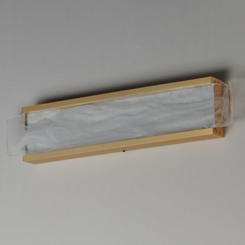 Celine LED Vanity Light 24 Inch Natural Aged Brass By ET2 - Lifestyle View3