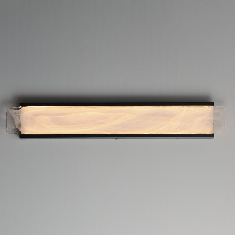 Celine LED Vanity Light 32 Inch Black By ET2 - Lifestyle View2