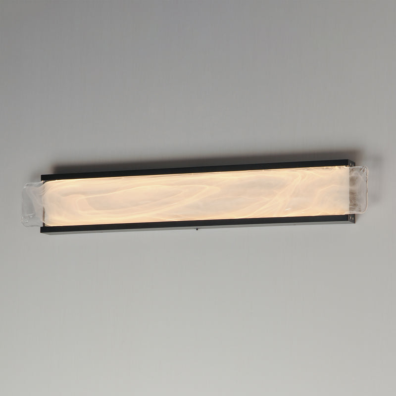 Celine LED Vanity Light 32 Inch Black By ET2 - Lifestyle View4