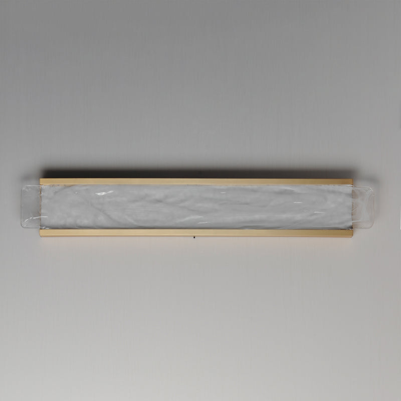 Celine LED Vanity Light 32 Inch Natural Aged Brass By ET2 - Lifestyle View1