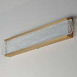 Celine LED Vanity Light 32 Inch Natural Aged Brass By ET2 - Lifestyle View4