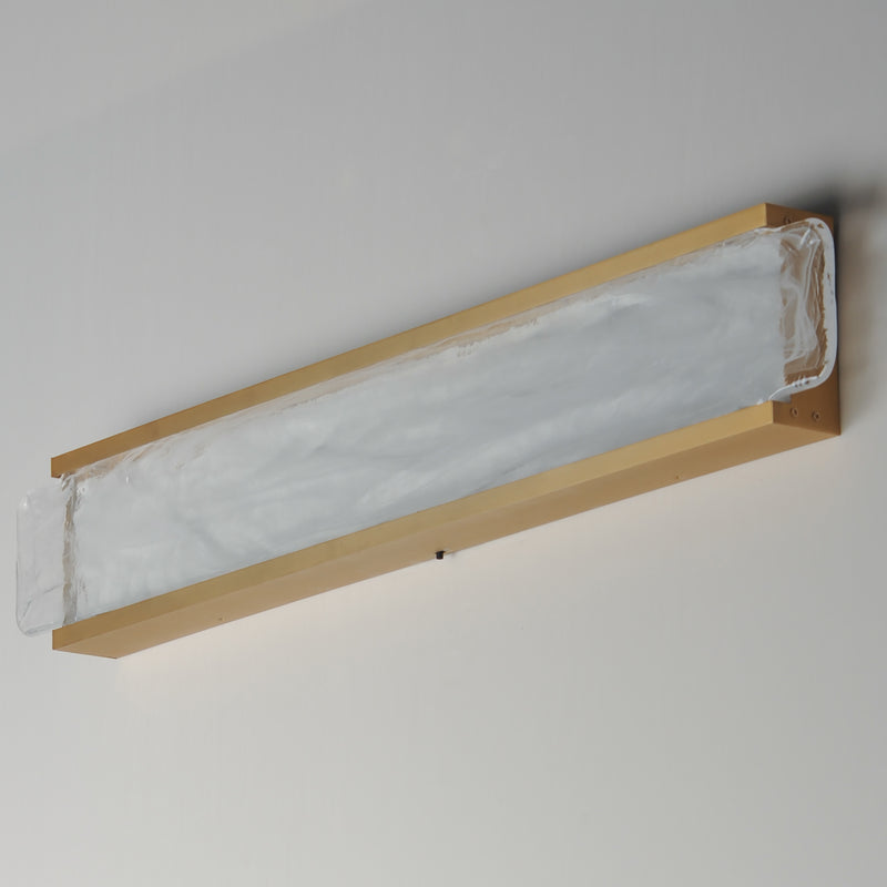 Celine LED Vanity Light 32 Inch Natural Aged Brass By ET2 - Lifestyle View4