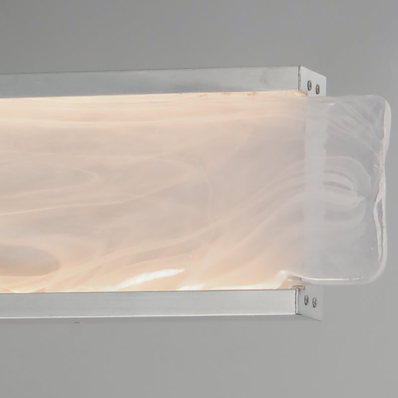 Celine LED Vanity Light 32 Inch Satin Nickel By ET2 - Lifestyle View5