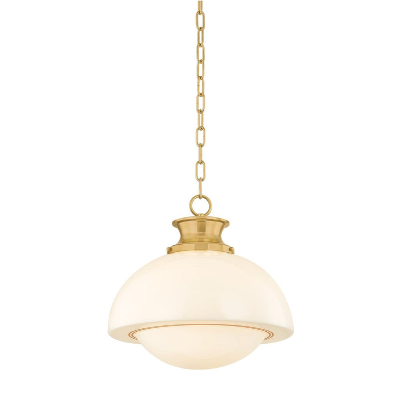 Celine Pendant - Aged Brass