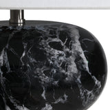 Celine Table Lamp Natural Black By Renwil Detailed View 1