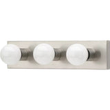 Center Stage Vanity Light — 18 Inch, Brushed Stainless
