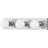Center Stage Vanity Light — 18 Inch, Chrome