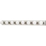 Center Stage Vanity Light — 48 Inch, Brushed Stainless