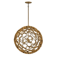 Centric Medium Orb Chandelier - Burnished Gold - by Fredrick Ramond